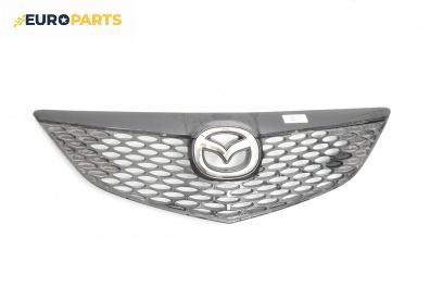 Решетка за Mazda 3 Hatchback I (10.2003 - 12.2009), хечбек, позиция: предна