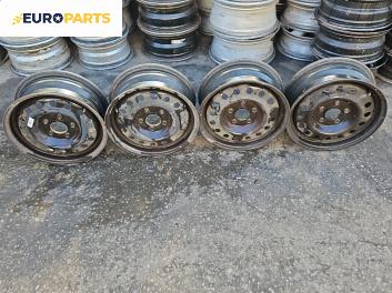 Стоманени джанти за Nissan Almera TINO (12.1998 - 02.2006) 15 цола, ширина 6 J, ET 40 (Цената е за комплекта)