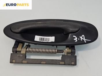 Външна дръжка за Saab 9-3 Sedan (09.2002 - 02.2015), 4+1 вр., седан, позиция: задна, дясна