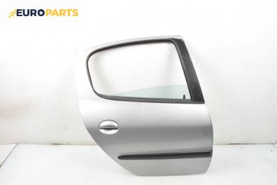 Врата за Peugeot 206 Hatchback (08.1998 - 12.2012), 4+1 вр., хечбек, позиция: задна, дясна