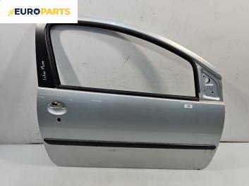 Врата за Peugeot 107 Hatchback (06.2005 - 05.2014), 2+1 вр., хечбек, позиция: предна, дясна