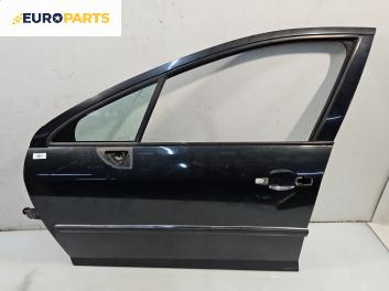 Врата за Peugeot 407 Sedan (02.2004 - 12.2011), 4+1 вр., седан, позиция: предна, лява