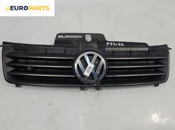 Решетка за Volkswagen Polo Hatchback IV (10.2001 - 12.2005), хечбек, позиция: предна