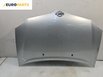 Преден капак за Nissan Almera TINO (12.1998 - 02.2006), 4+1 вр., миниван, позиция: предна