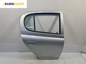 Врата за Toyota Yaris Hatchback I (01.1999 - 12.2005), 4+1 вр., хечбек, позиция: задна, дясна