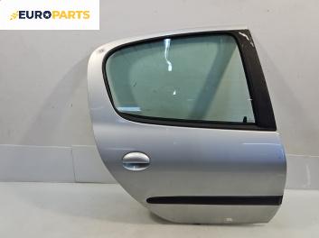 Врата за Peugeot 206 Hatchback (08.1998 - 12.2012), 4+1 вр., хечбек, позиция: задна, дясна