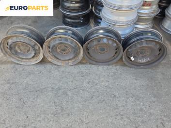 Стоманени джанти за Fiat Punto Hatchback II (09.1999 - 07.2012) 14 цола, ширина 5.5 (Цената е за комплекта)