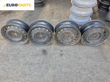 Стоманени джанти за Toyota Corolla E12 Hatchback (11.2001 - 02.2007) 15 цола, ширина 6 (Цената е за комплекта)