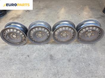 Стоманени джанти за Volkswagen Touran Minivan I (02.2003 - 05.2010) 15 цола, ширина 6 (Цената е за комплекта)