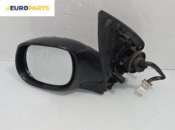 Огледало за Peugeot 206 Hatchback (08.1998 - 12.2012), 2+1 вр., хечбек, позиция: лява