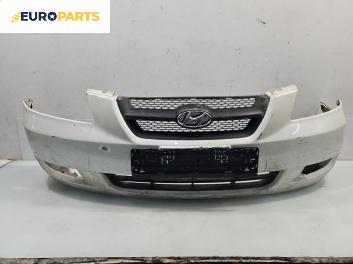 Предна броня за Hyundai Sonata V Sedan (01.2005 - 12.2010), седан, позиция: предна