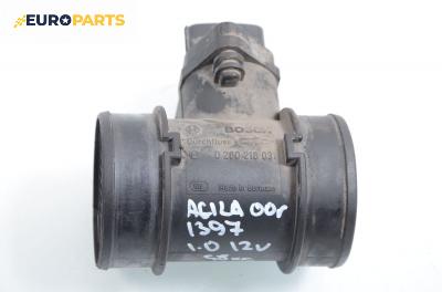 Дебитомер за Opel Agila A Hatchback (09.2000 - 12.2007) 1.0 12V, 58 к.с.