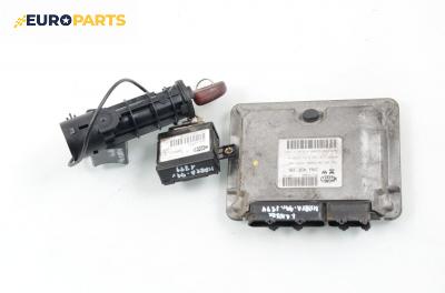 Компютър с контактен ключ и имобилайзер за Fiat Marea Sedan (09.1996 - 12.2007) 1.6 100 16V, 103 к.с., № Magenti Mareli IAW 49F.B6