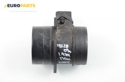 Дебитомер за Seat Ibiza IV Hatchback (02.2002 - 11.2009) 1.9 TDI, 131 к.с., № Bosch 0 281 002 461