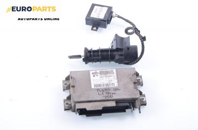 Компютър с контактен ключ и имобилайзер за Fiat Punto Hatchback (09.1993 - 09.1999) 55 1.1, 54 к.с., № IAW 16F.EB