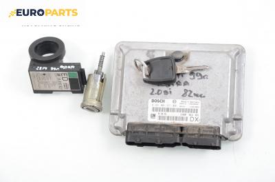 Компютър с контактен ключ и четец за Opel Astra G Hatchback (02.1998 - 12.2009) 2.0 DI, 82 к.с., № Bosch 0 281 001 971
