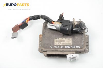 Компютър с контактен ключ за Peugeot 106 II Hatchback (04.1996 - 05.2005) 1.0 i, 50 к.с., № Bosch 0 261 204 625