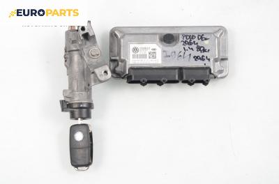 Компютър с контактен ключ за Volkswagen Polo Hatchback IV (10.2001 - 12.2005) 1.4 16V, 80 к.с., № 03C906024F