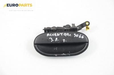 Външна дръжка за Hyundai Accent I Sedan (10.1994 - 01.2000), седан, позиция: задна, лява