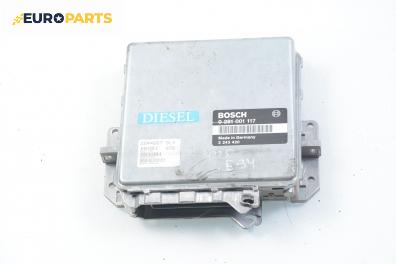 Компютър двигател за BMW 5 Series E34 Sedan (12.1987 - 11.1995) 525 tds, 143 к.с., № Bosch 0 281 001 117