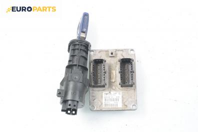 Компютър с контактен ключ за Fiat Stilo Multi Wagon (01.2003 - 08.2008) 1.6 16V, 103 к.с., № Magneti Marelli 55189584