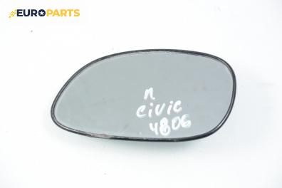 Стъкло огледало за Honda Civic V Hatchback (10.1991 - 11.1995), 2+1 вр., хечбек, позиция: лява