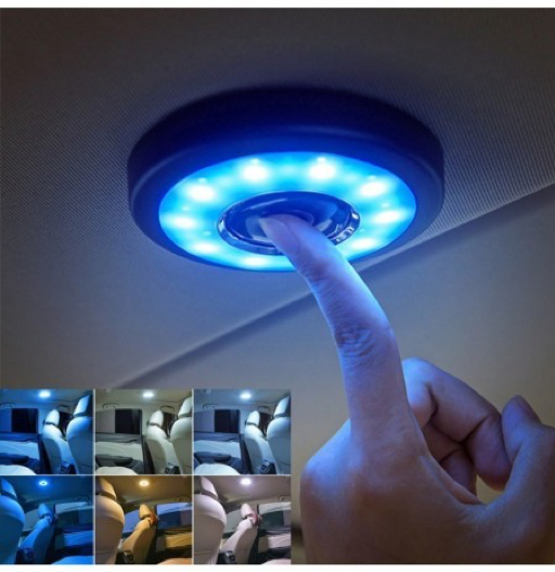 LED Cabinet Light Car Roof Magnet Ceiling Lamp Universal Vehicle ...